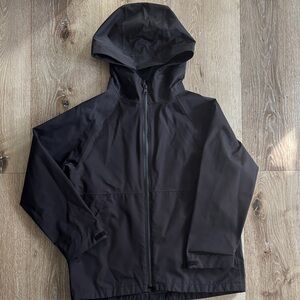 Zara Kids Dark Hooded light jacket.